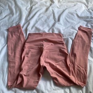 Pink lululemon align leggings